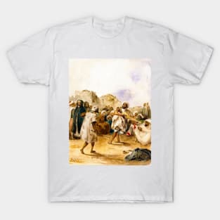 Travelling Performers, Morocco 1833, Eugène Delacroix T-Shirt